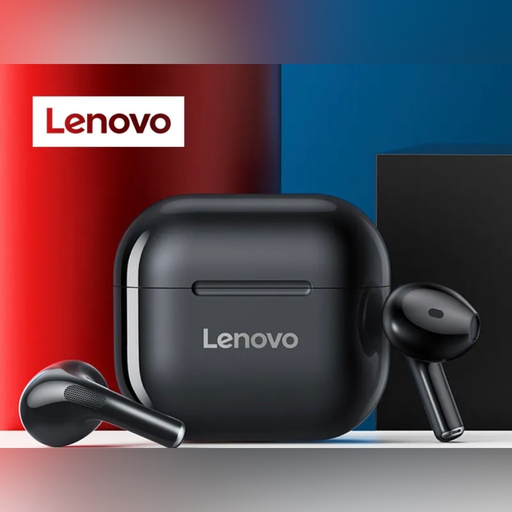 Lenovo wireless Bluetooth Earphones (white and black)
